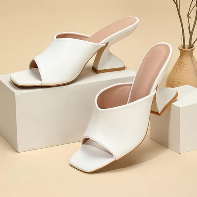 Elyse Square-Toe Heels
