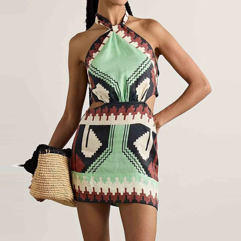 Celeste Boho Mini Dress