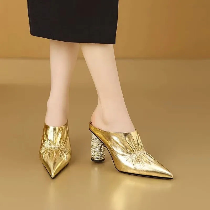 Donatella Pointed-Toe Heels