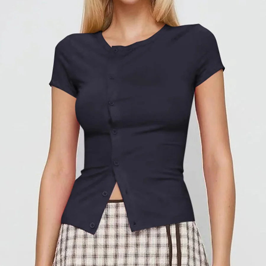 Macy Button Down Tee