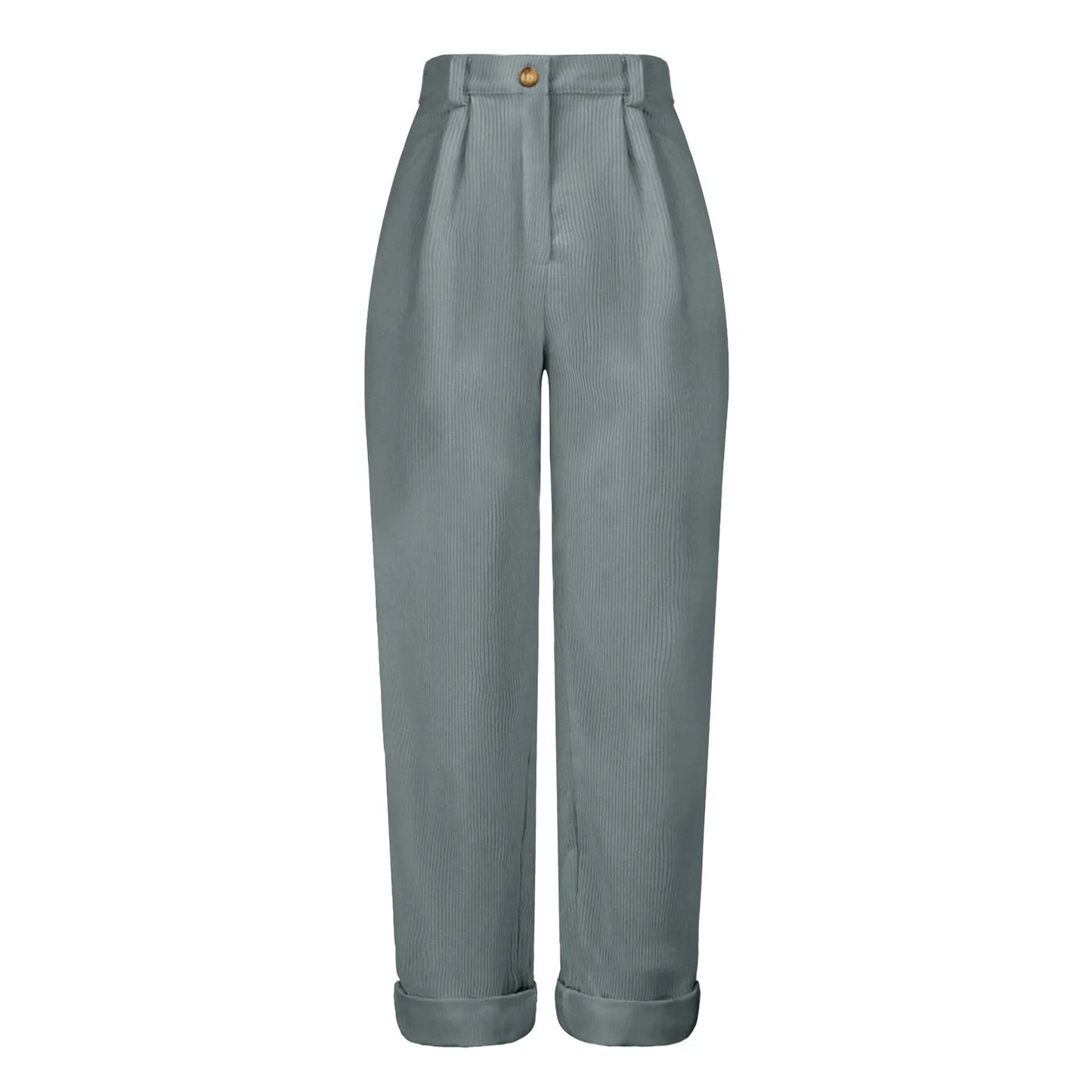 Sarah Cuffed Corduroy Pants