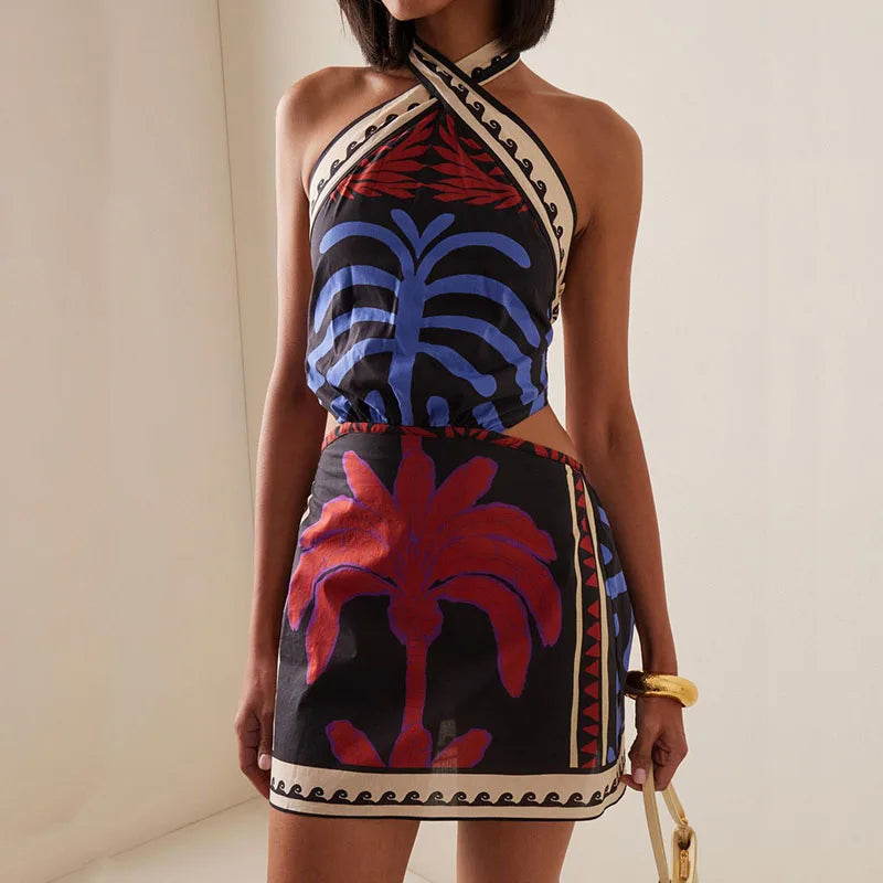 Celeste Boho Mini Dress