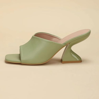 Elyse Square-Toe Heels