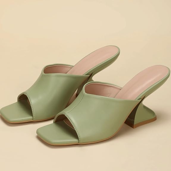 Elyse Square-Toe Heels