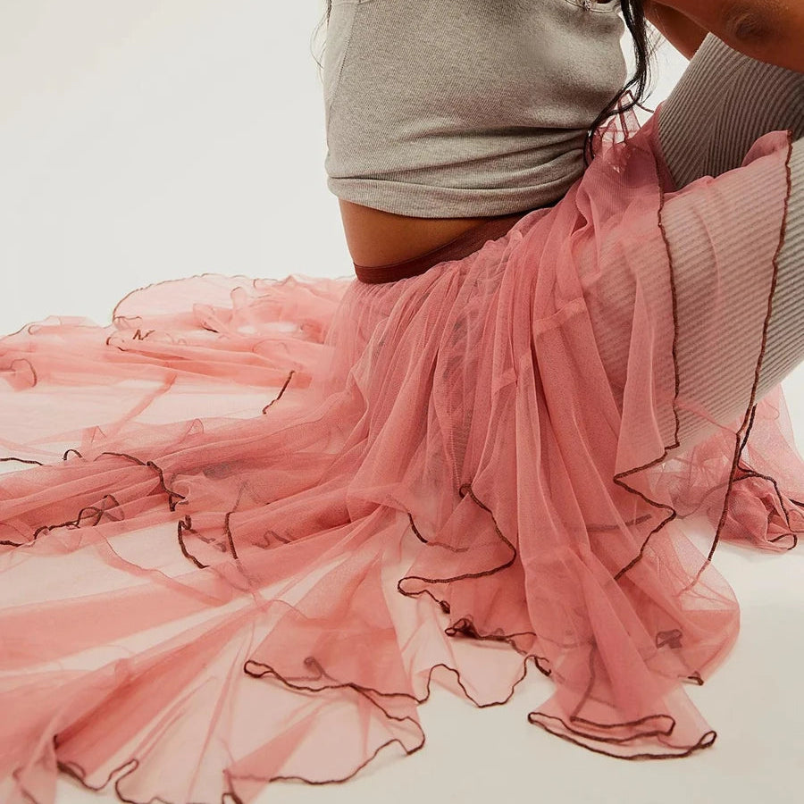 Sara Sheer Slip Skirt