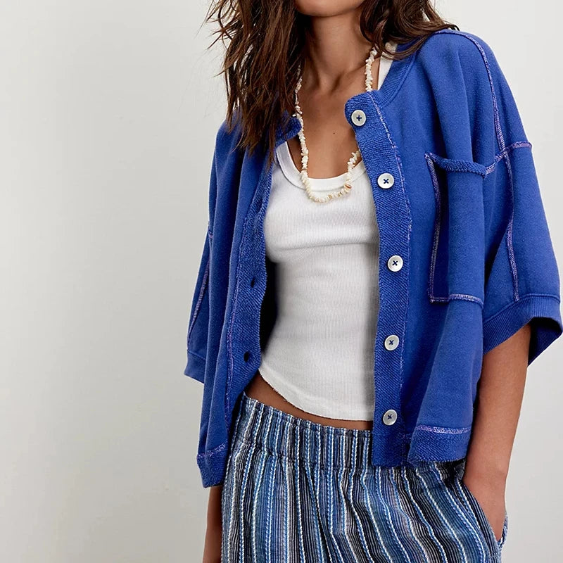 Mari Short Sleeve Cardigan