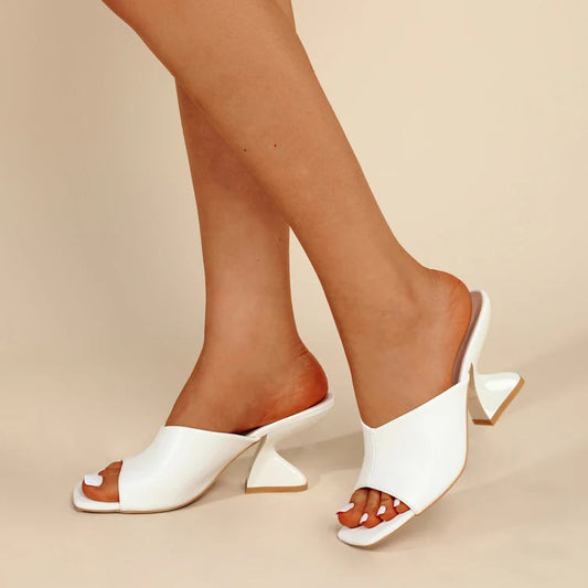Elyse Square-Toe Heels