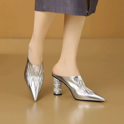 Donatella Pointed-Toe Heels
