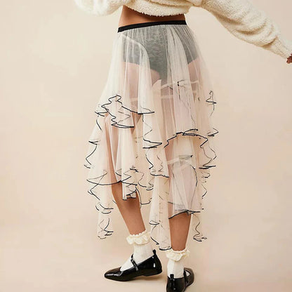 Sara Sheer Slip Skirt