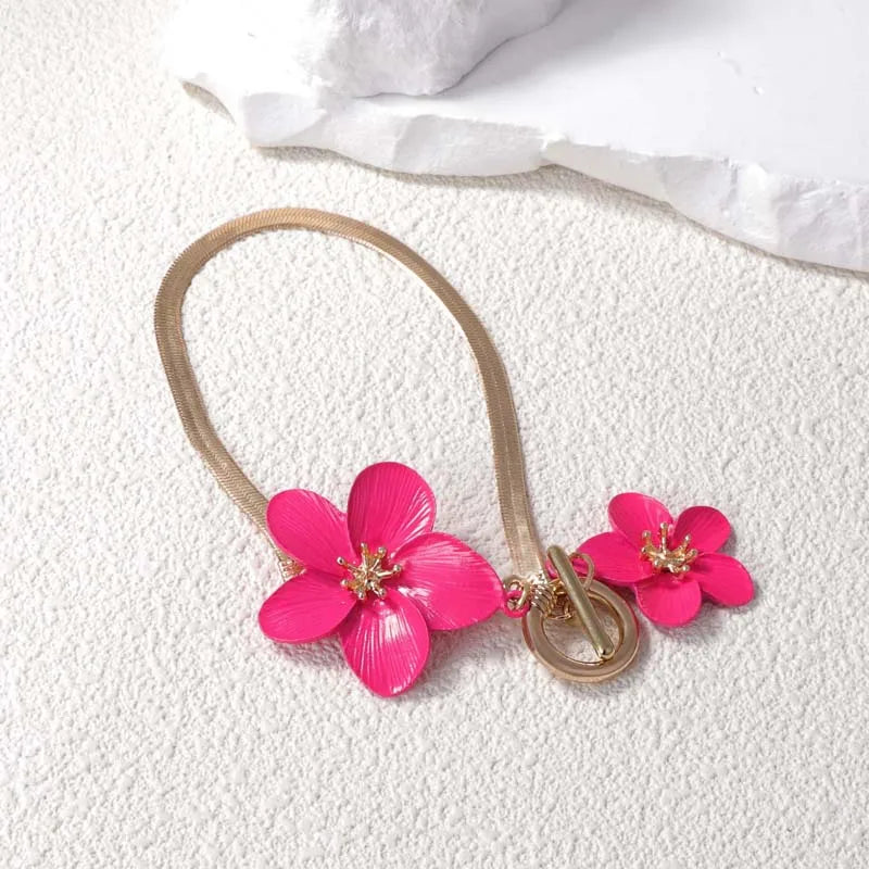 Elysia Floral Anklet