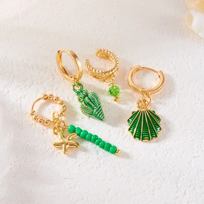 Ocean Whimsy Hoop Earring Set