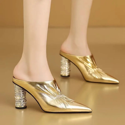 Donatella Pointed-Toe Heels