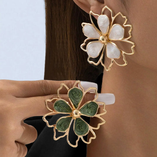 Poppy Petal Earrings