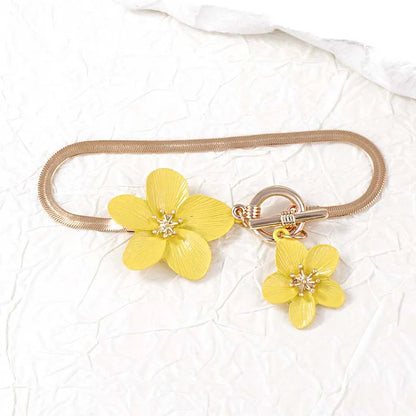 Elysia Floral Anklet