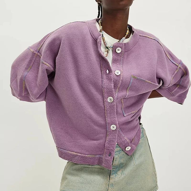 Mari Short Sleeve Cardigan