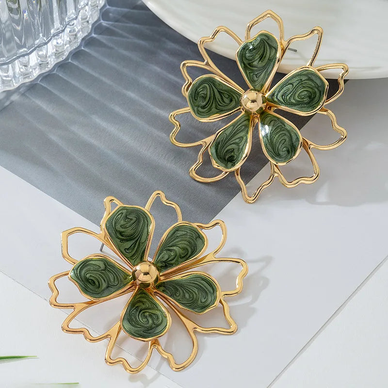 Poppy Petal Earrings