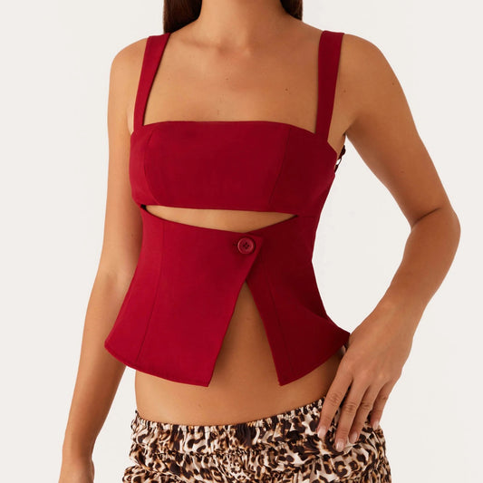 Avril Cut Out Top