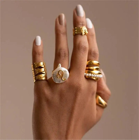 Zodiac Pearl Ring