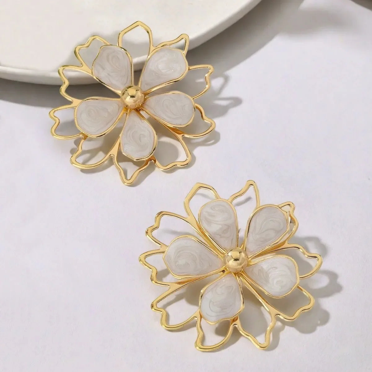 Poppy Petal Earrings