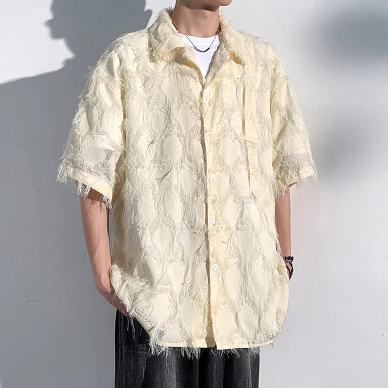 Carson Frayed Linen Shirt