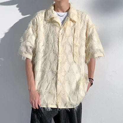 Carson Frayed Linen Shirt