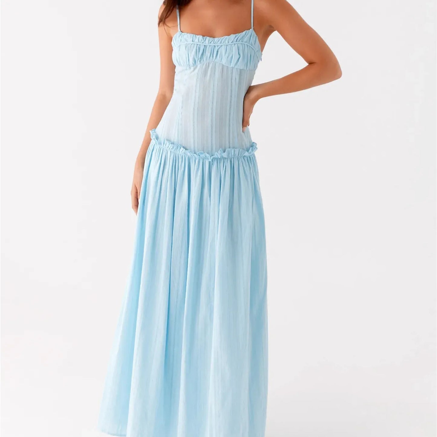 Clara Pastel Maxi Dress