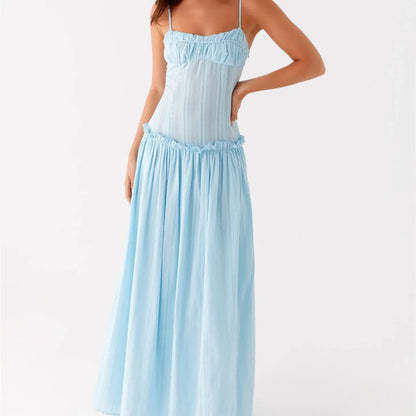 Clara Pastel Maxi Dress